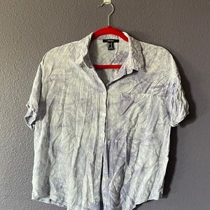 Forever 21 purple tie dyed shirt